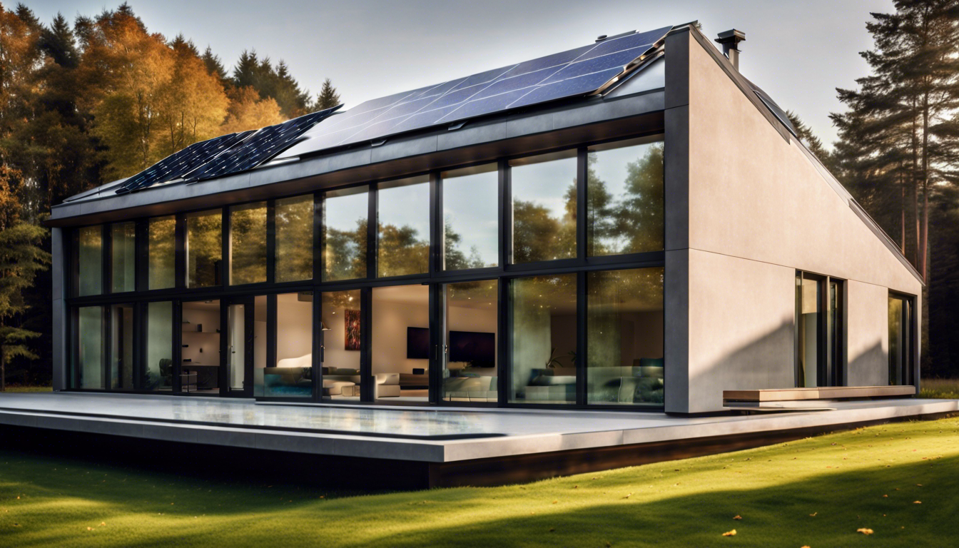 Windows with Integrated Solar Panels: The Future of One-Story House Construction